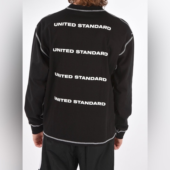 United Standard Men’s Card Holder Long Sleeve Tee with Logo Print on Back Size S - Picture 10 of 10